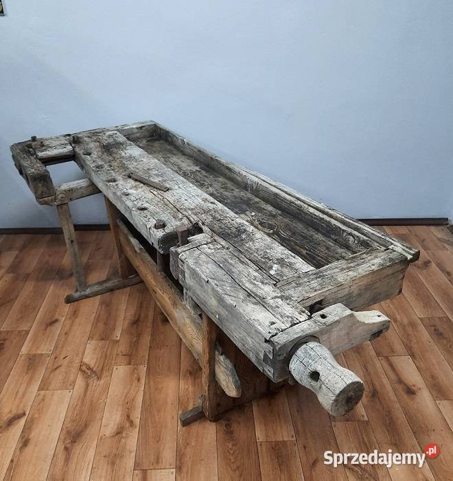 Stary Stół Stolarski AntykiMarki Antyki, Sztuka, Kolekcje