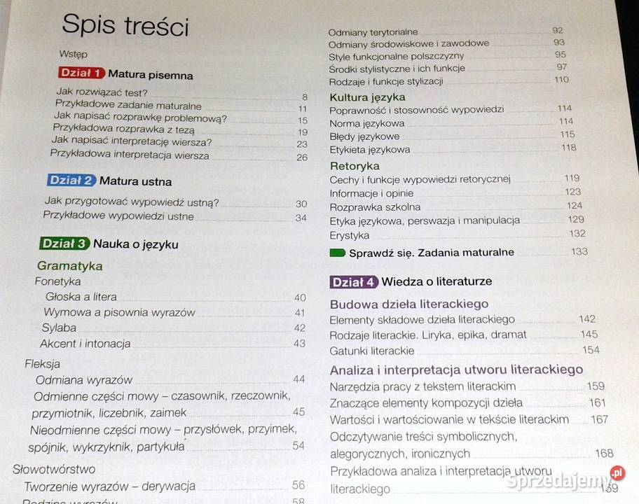 Teraz matura Język polski Vademecum z zadaniami Chełm