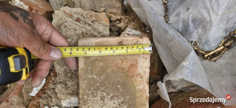 Cegła rozbiórkowa pruska twarda Wymiary na Cegły klinkierowe warmińsko-mazurskie Sokolica