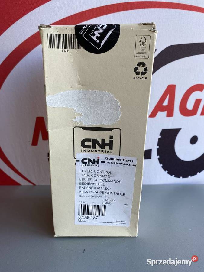 Dźwignia rewersu Case Steyr 87386187 ORYGINAŁ Białystok