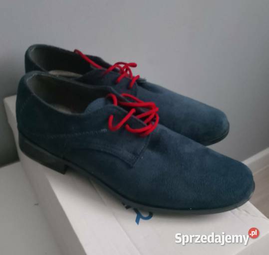 Buty komunijne granatowe rozmiar 33 90 21cm Trzewiki i półbuty Opole Lubelskie