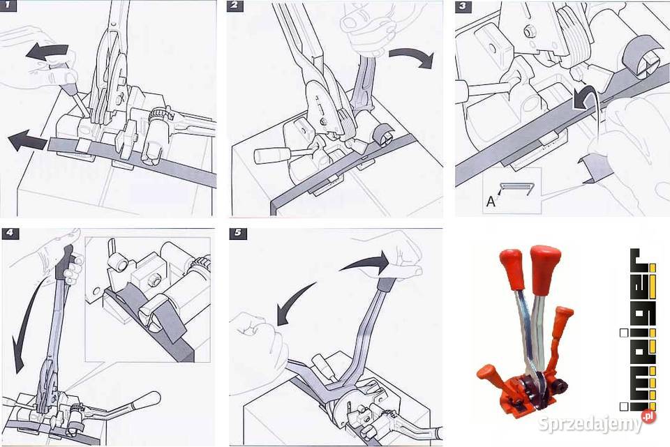 Taśma spinająca PP 16mm08mm1500m wytrz 290