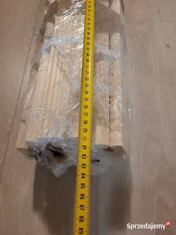 Stelaż łóżka deski sosnowe z taśmą pod materac wielkopolskie