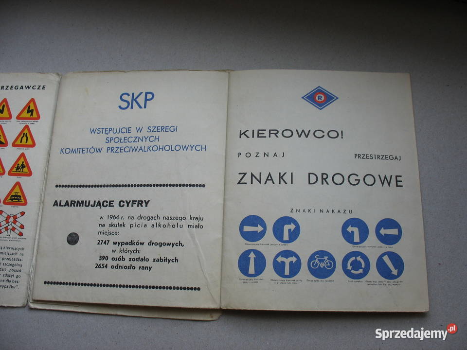 Stara mapa samochodowa ttt Warszawa M20 FSO podkarpackie Przemyśl