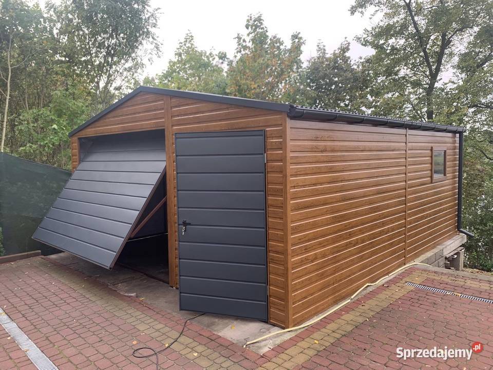 Garażegaraż blaszany 6x56x6 wzmacniany Producent Płock