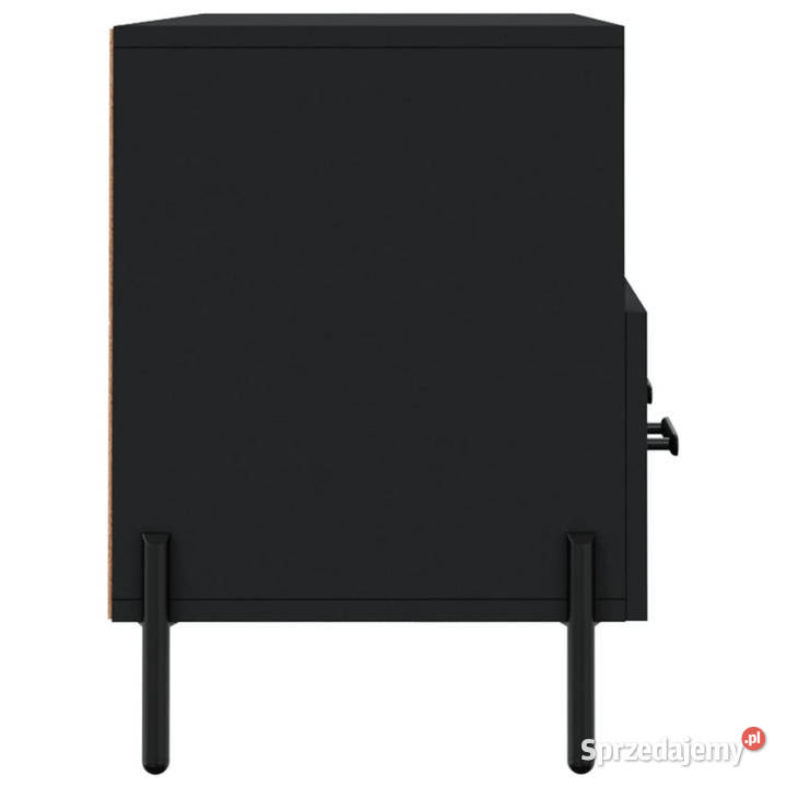 Szafka pod TV czarna 102x36x50 materiał Warszawa