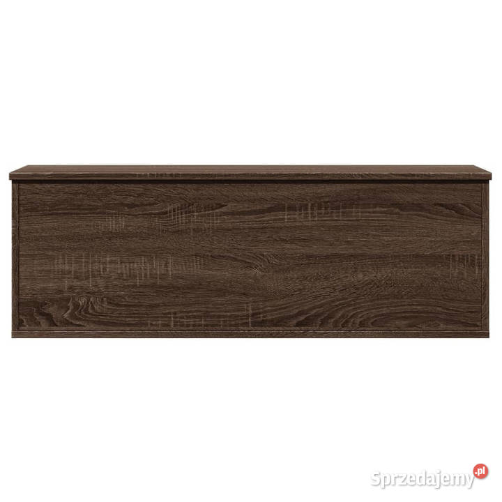 Skrzynia brązowy dąb 102x35x35 materiał