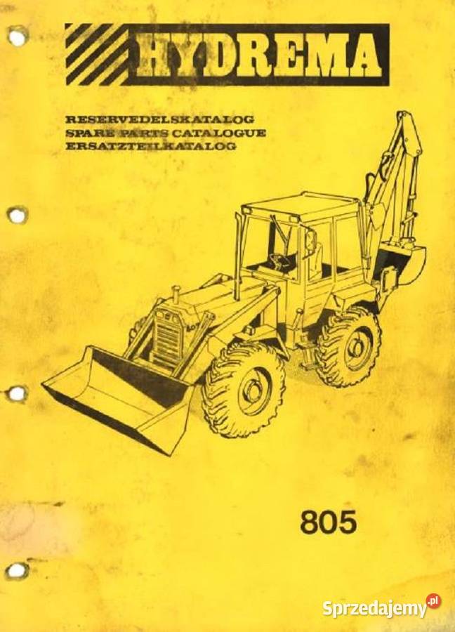 Hydrema 805 807 808 katalog części Kielce
