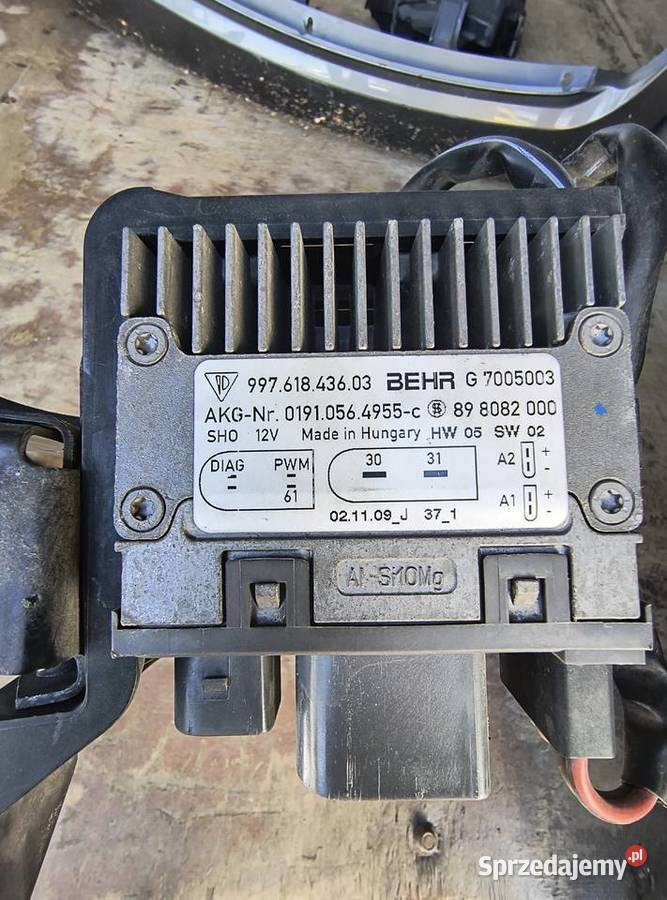 99761843603 moduł Sterownik wentylatorów Porsche Bieliny