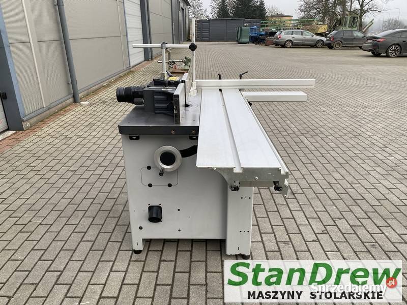 Frezarka dolnowrzecionowa z wózkiem i pochyłem F Mojusz