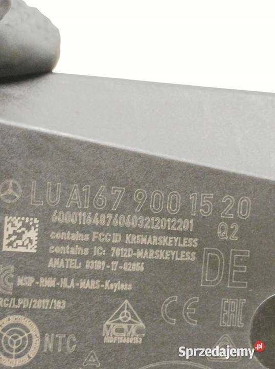 MODUŁ A1679001520 118 MercedesBenz CLAklasa II osobowe