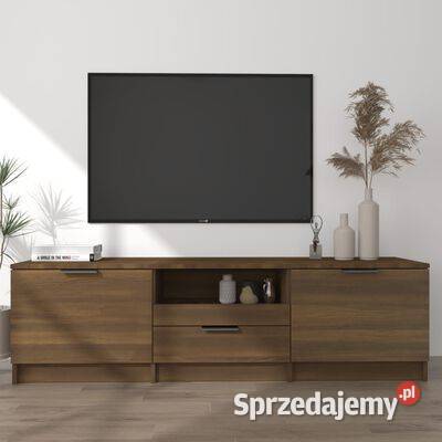 vidaXL Szafka pod telewizor brązowy dąb Warszawa