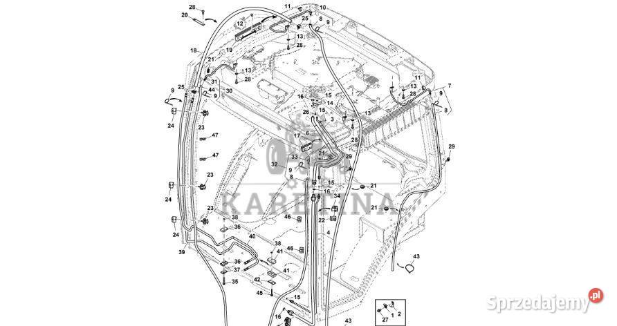 John Deere 9470RX Linia R556338 HVAC