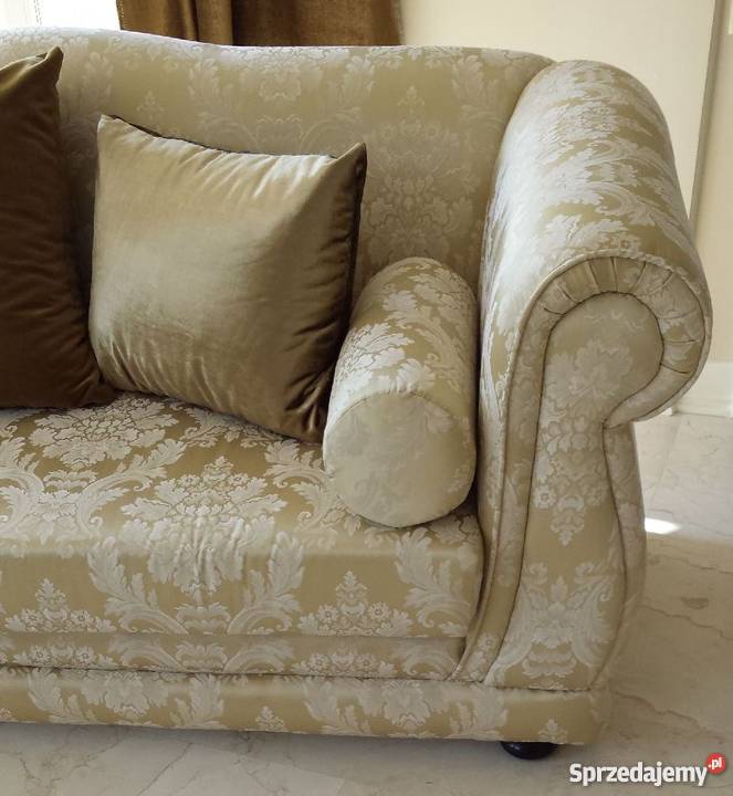 Kanapa sofa włoska stylowa ekskluzywna wypoczyne tkanina