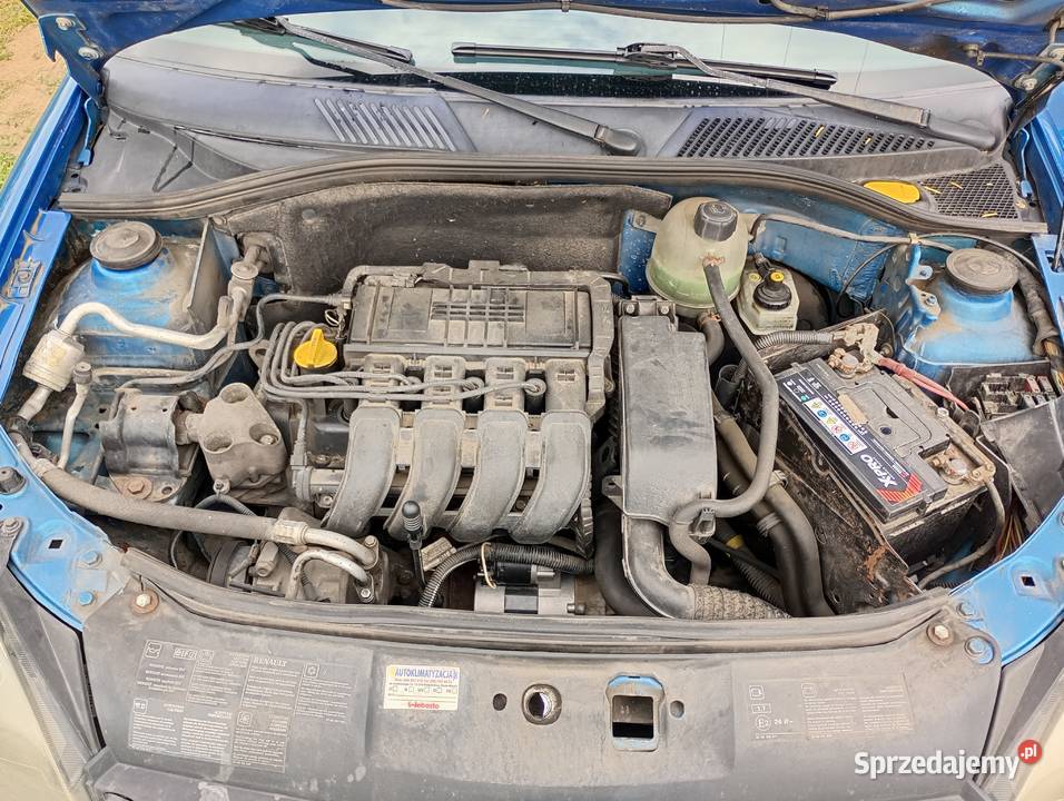 Renault Clio II 12 16V 75 2001r 236500 radio Clio Białystok