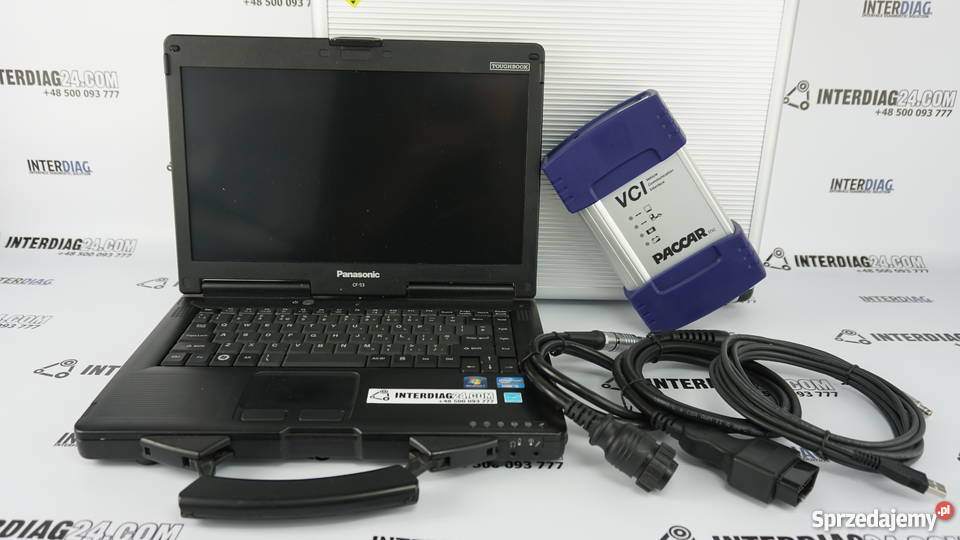 Zestaw Diagnostyczny DAF DAVIE MUX560 komputer Mława