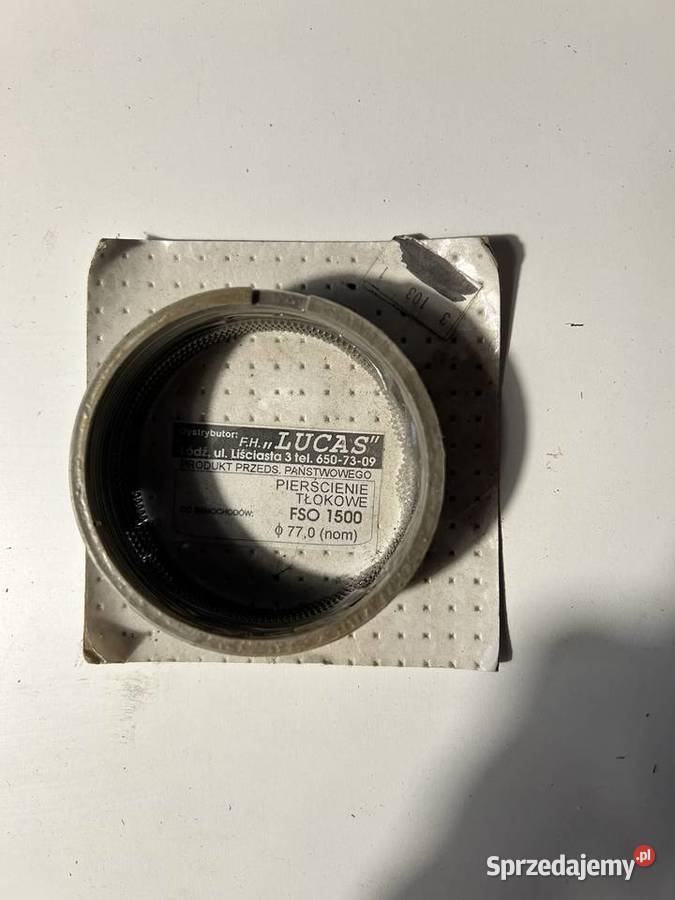 NOWE pierścienie tłokowe Polonez 1500 Komplet na mazowieckie Warszawa