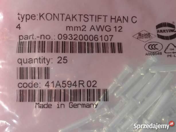 Kontaktstift HAN C pomorskie Gołębiewo