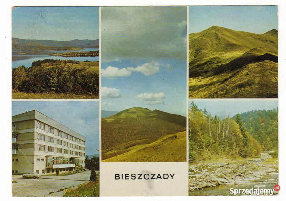 BIESZCZADY POCZTÓWKA WIELOWIDOKOWA świętokrzyskie Krynki sprzedam