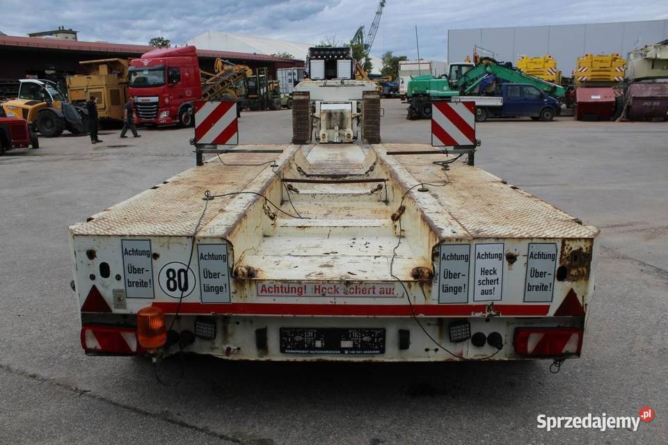 Naczepa Tiefbett niskopodwoziowa 60 tonowa Warszawa