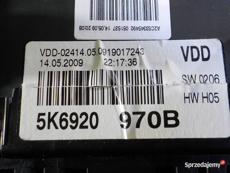 GOLF VI GTI 20 TFSI 09r licznik zegary Suków