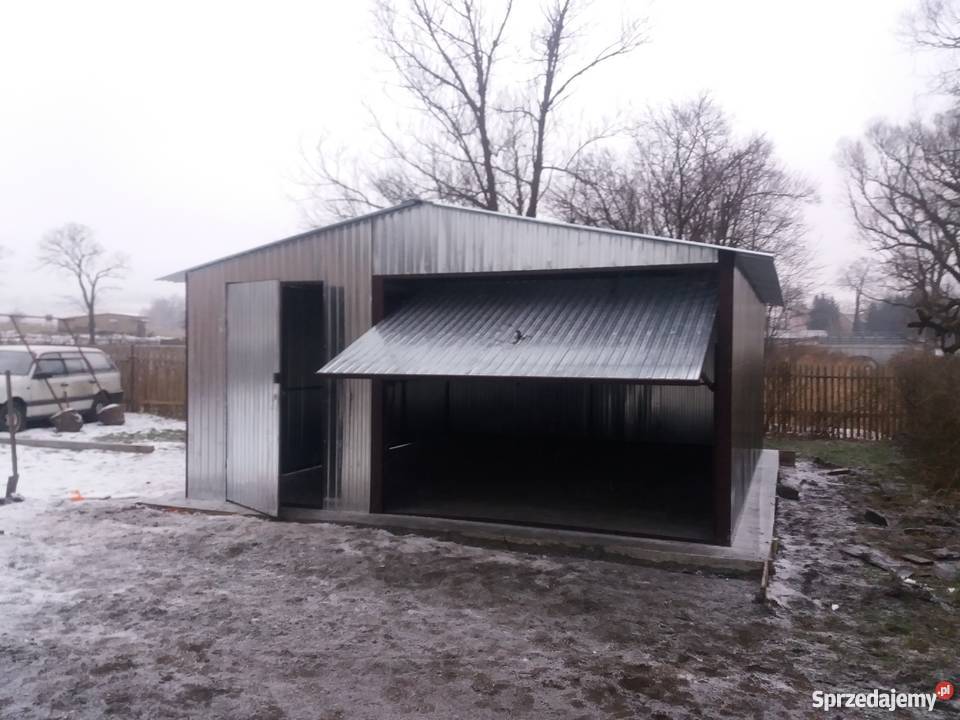 Garaże blaszane 4x6 wszystkie wymiary PRODUCENT Płońsk