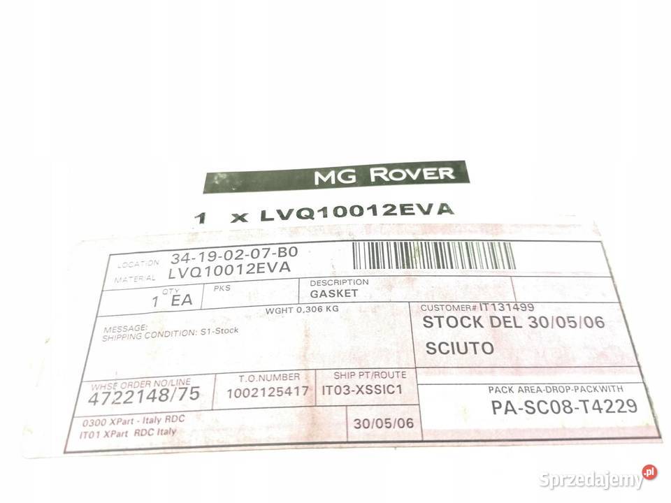 USZCZELKI DOŁU SILNIKA ROVER 200 400 8995 14 ORI