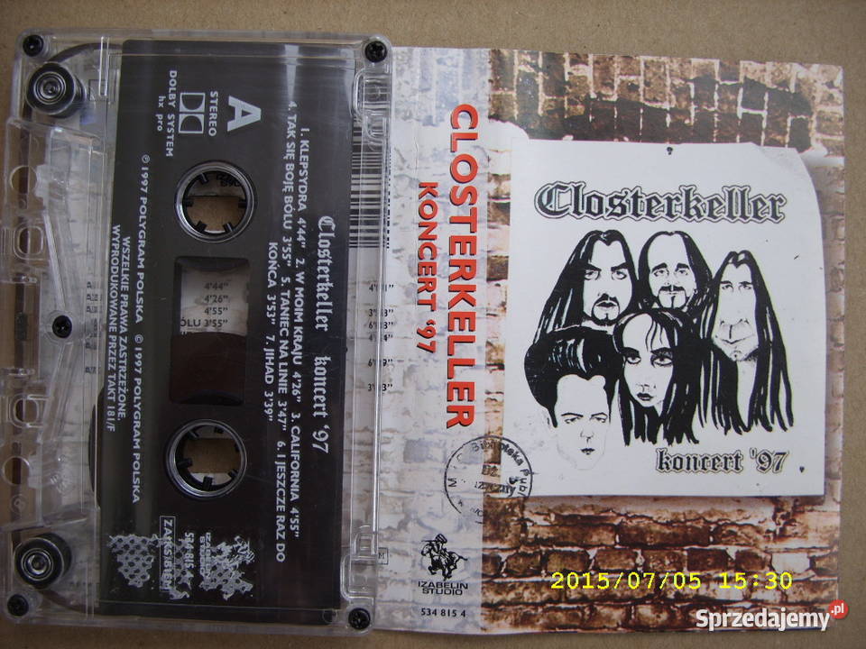 Kaseta audio CLOSTERKELLERKONCERT 97 Polygram Wołów sprzedam
