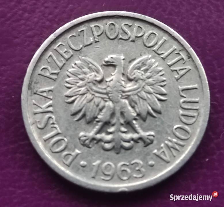 Moneta z PRLu 5 groszy 1963 r Ładna i rzadka Pruszków sprzedam