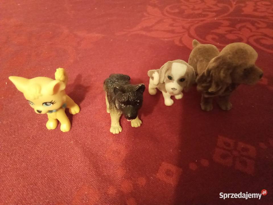 4 figurki piesków Warszawa