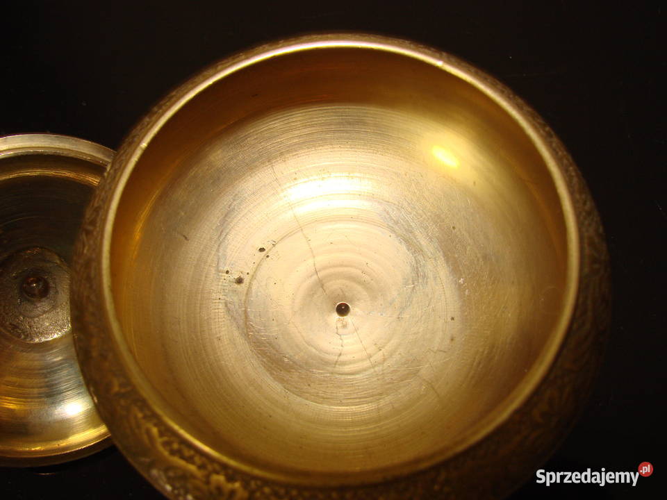 małą mosiężna cukiernica Pozostałe Pruszcz Gdański