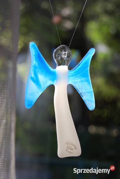 Anioł aniołek witraż Bornholm Dania szkło Lublin sprzedam