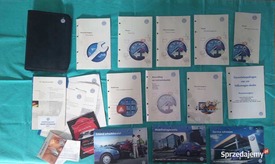 VW VOLKSWAGEN PASSAT B5 Instrukcja książka Gwar łódzkie Łódź sprzedam