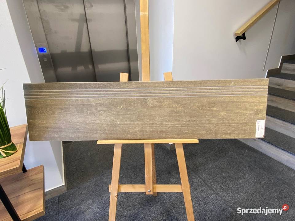 stopnica gresowa 30x120 stare drewno Brąz frez Zakopane sprzedam