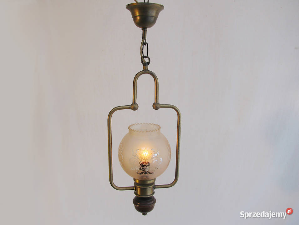 Lampa stylowa mosiądz II Pozostałe