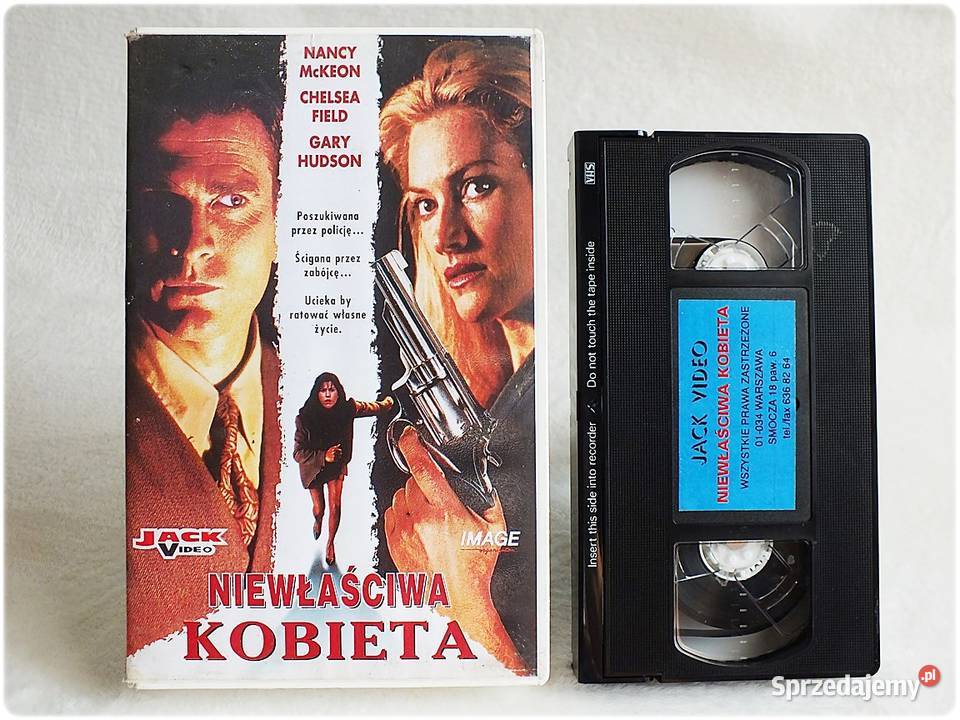 Kaseta VHS Niewłaściwa Kobieta Film na Video lubuskie Żary