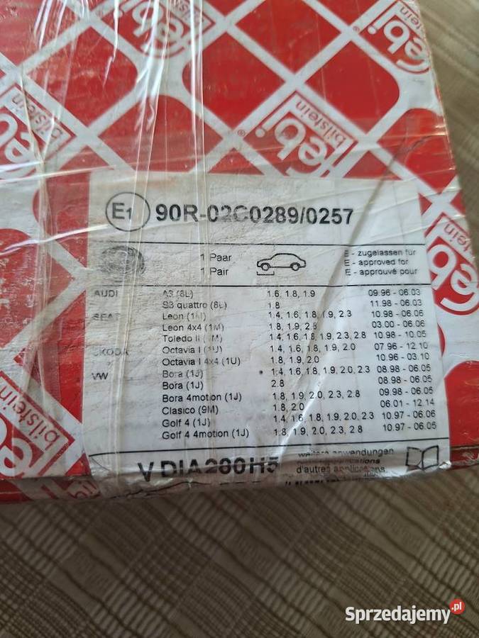 Nowe tarcze przód firmy febi Motoryzacja Pasym