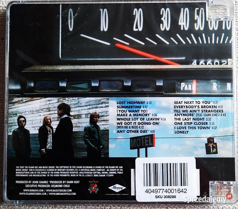 Super Album CD BON JOVI Album Lost Highway CD CD Gdańsk