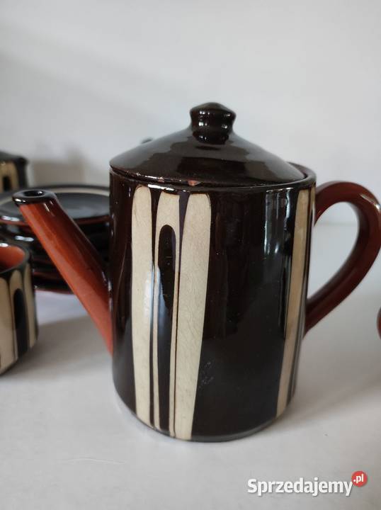 zestaw kawowy porcelit Novi Mirostowice vintage świętokrzyskie