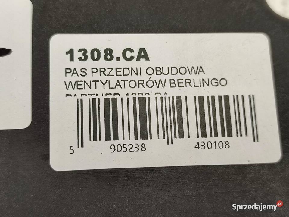 OBUDOWA WENTYLATORA CITROEN BERLINGO M 20 HDi