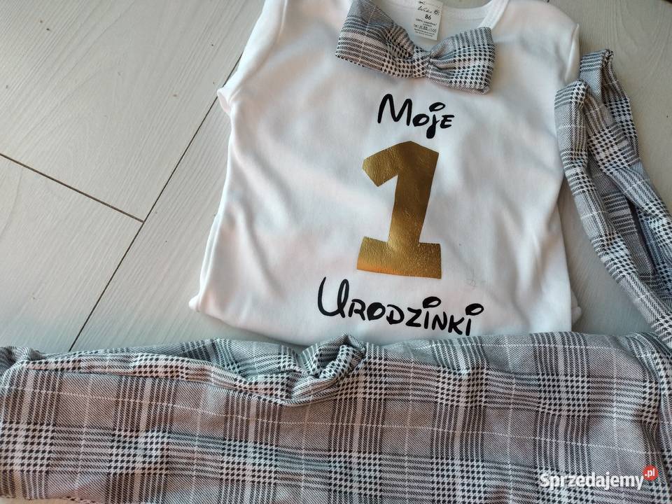 Komplet na pierwsze urodziny roczek chłopca Krasnystaw