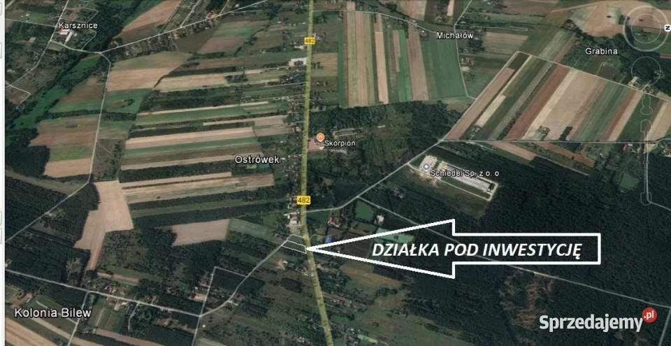 Działkę sprzedam Okup Wielki 2979m2