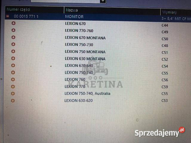 Claas lexion cebis 00157711 Jastrzębniki sprzedam