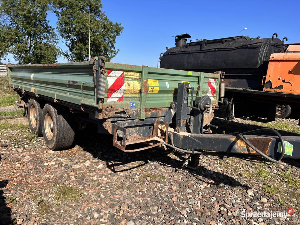 Przyczepa rolnicza tandem wywtrot 3 stronny Solnica