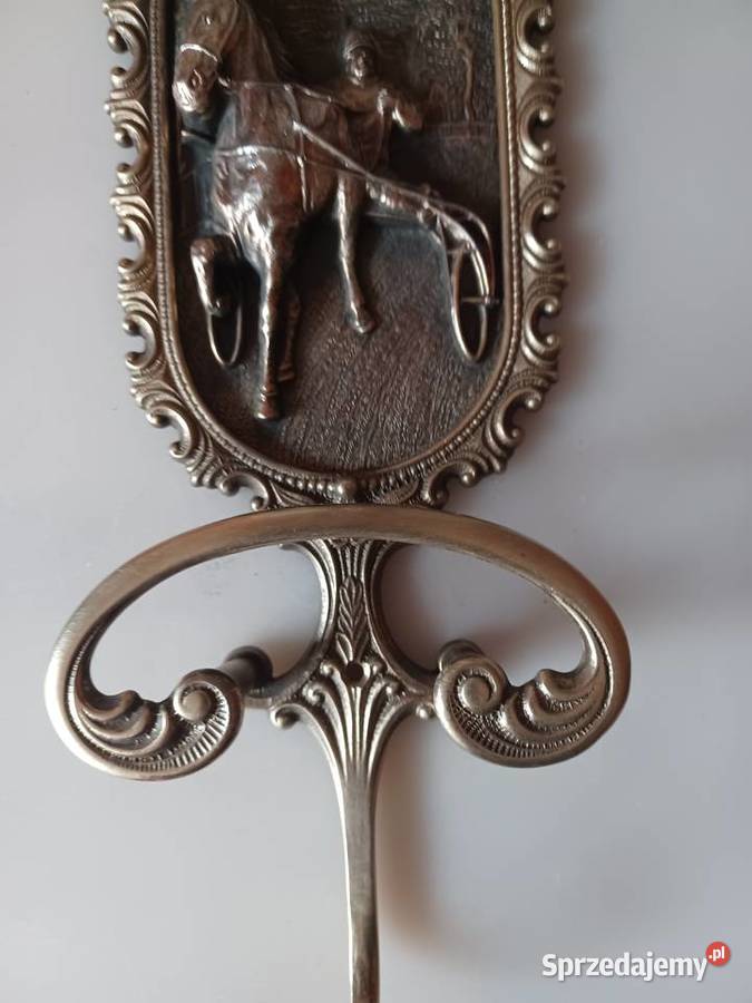 Piękny duży wieszak mosiężny Poznań