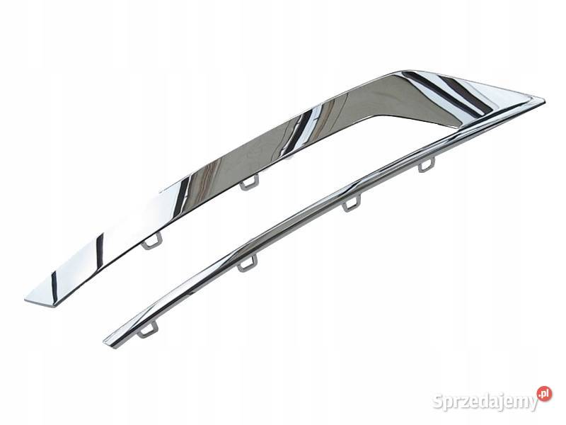 VOLVO V90 II lewa kratka listwa zderzaka chrom