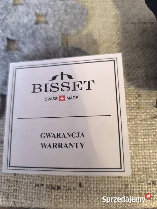 Oryginalny Szwajcarski zegarek BISSET BSCX117 śląskie Radlin