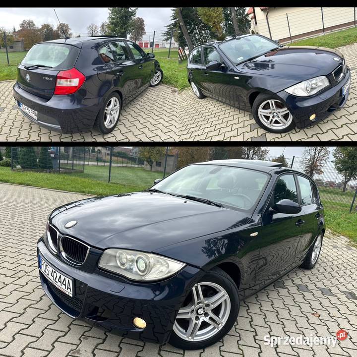 BMW 1 E87 118d 122 MPakiet Szyberdach Xenon 122KM Ostrów Wielkopolski