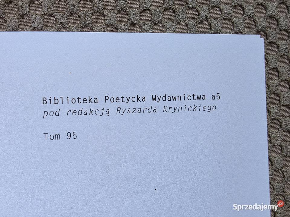 Wojciech Wilczyk Realizm Kraków sprzedam