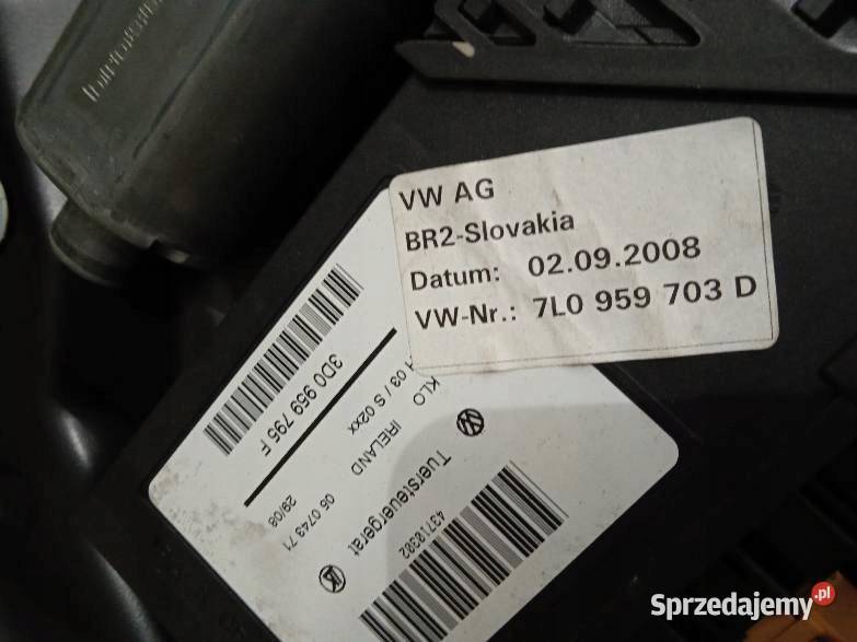 MECHANIZM SZYBY LEWY TYŁ SZYBA LIFT 3D0959795F